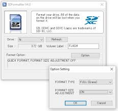 7 free sd card formatter format