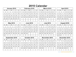 Full Year Calendar Template 2015 Under Fontanacountryinn Com