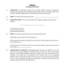 Company Operating Agreement Template