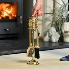 Empress Polished Brass Fireside