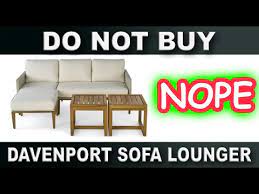 Do Not Buy Davenport Sofa Lounger