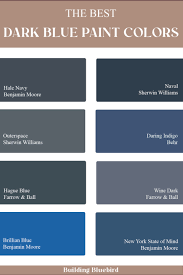 The Best Dark Blue Paint Colors For The