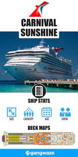 carnival sunshine size specs ship