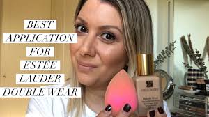 how to apply estee lauder doublewear