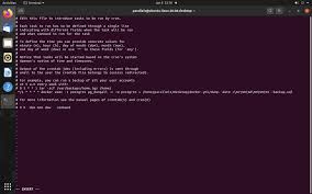 linux backup database with cron job