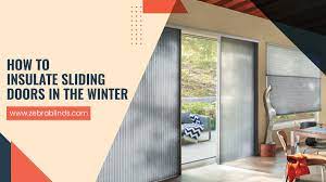 how to insulate sliding doors in the winter