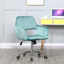 Check spelling or type a new query. Buy Modern Home Office Desk Chairs With Wheels And Arm Comfy Swivel Ergonomic Desk Chair Cute Velvet Task Chair With Hollow Mid Back Adjustable Computer Chairs For Bedroom Mint