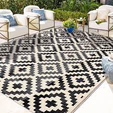 reversible outdoor rug with breathable
