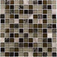 modern squares black brown beige glass