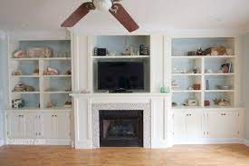 Entertainment Center And Fireplace
