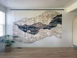 Large Scale Fiber Art Woven Textile Art