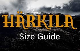 Harkila Size Guide Mens Womens Clothing Footwear