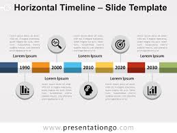 Horizontal Timeline For Powerpoint And Google Slides