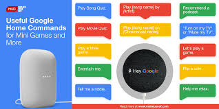 google home commands for mini games