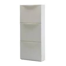 trones shoe storage cabinet white