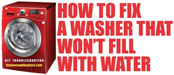 Or you are using to much soap. How To Fix A Washing Machine That Will Not Fill With Water