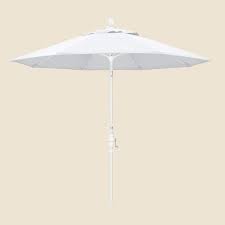 California Umbrella 9 Ft Matted White