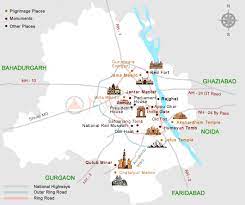 delhi tourist maps delhi travel