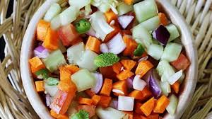 Vegetable Salad Recipe Swasthi S Recipes