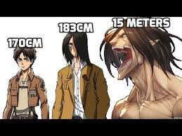 Attack On Titan All Characters Height Comparison Youtube