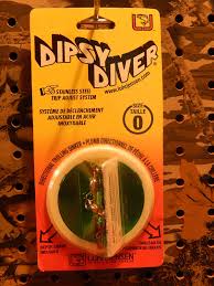 Luhr Jensen Dipsy Diver Depth Chart Of Size 0 Dipsy Diver