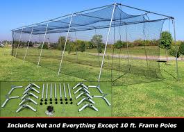 24 batting cage frame and net kit