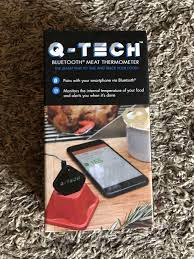 q tech bluetooth meat thermometer ebay