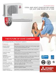 The short description is that ductless air conditioners work in the same manner as central acs. Mini Split 9 000 Btu Mitsubishi 24 6 Seer Heat Pump System Muzgl09nau8 Mszgl09nau1