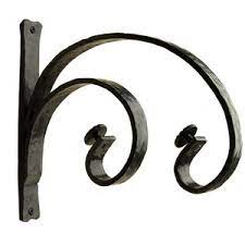 double forged iron bracket for 3 4