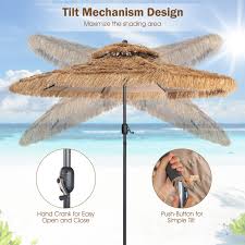 Thatched Tiki Patio Umbrella