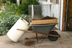 homemade trommel compost sifter