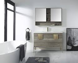 modern grey 48 bathroom vanity set