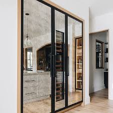 Mirrored Refrigerator Doors Design Ideas