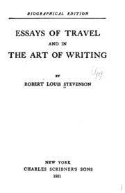 travel and in the art of writing pdf