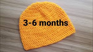 how to crochet a simple baby beanie for
