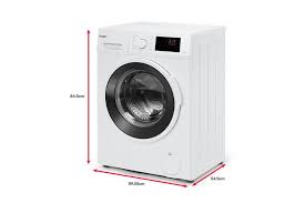 Keep in mind that the depth is often 5 to 10 centimeters wider because of the protrusions. Kogan 9kg Series 7 Front Load Washing Machine Kogan Com