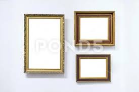 photograph blank empty frames hanging