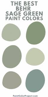 The 7 Best Behr Sage Green Paint Colors
