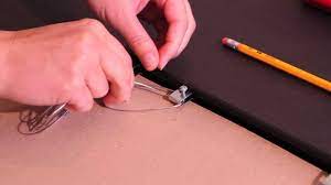 how to put a wire on a frame