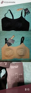 New Knix Reversible Black Nude Padded Bra Sz 7 See Size