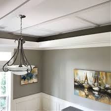 easy diy coffered ceiling idea simple