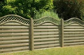 Wooden Garden Fence Panel Forest