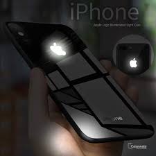 Luxury Smooth Led Light Apple Logo Case For Iphone Xs Casewale