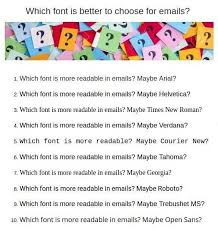 Note that mail services may not support certain custom fonts. Best Fonts For Email Usage Tips And Tricks Stripo Email