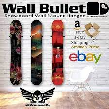 wall bullet snowboard wall mount hanger