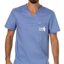 Cherokee Mens One Pocket Workwear Revolution V Neck Scrubs Top Personalization Available