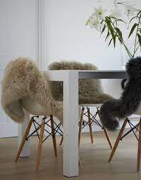 Sheepskin Rugs For Dining Chairs