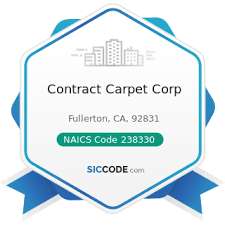contract carpet corp zip 92831 naics