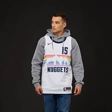 A virtual museum of sports logos, uniforms and don't just talk about how much you love the oklahoma city thunder, show them. Mens Replica Nike Nba Nikola Jokic Denver Nuggets City Edition Swingman Jersey White Jerseys