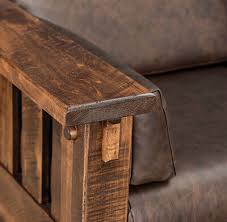 Amish Mission Rustic Sofa Couch Rough